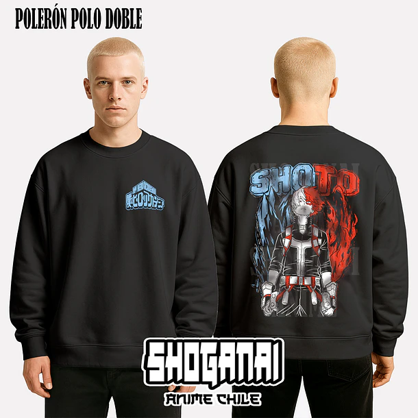 BNH04 Shoto / Shoto Todoroki - BOKU NO HERO - ADULTO (Polera o Polerón) 7