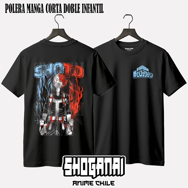 BNH04 Shoto / Shoto Todoroki - BOKU NO HERO - INFANTIL (Polera o Polerón) 2