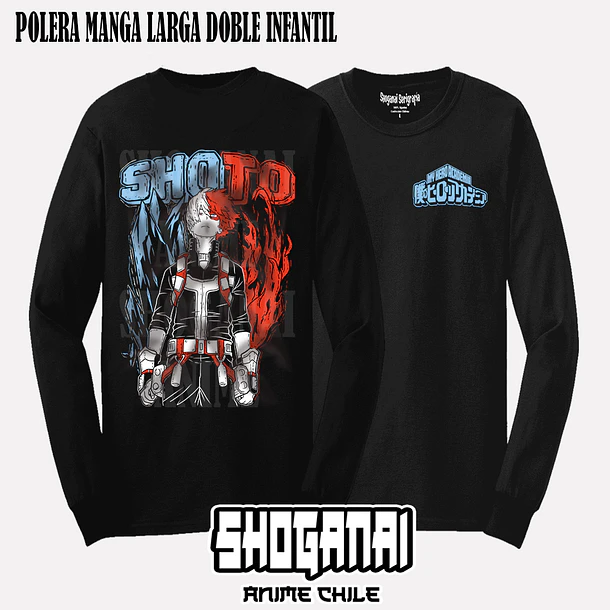 BNH04 Shoto / Shoto Todoroki - BOKU NO HERO - INFANTIL (Polera o Polerón) 4