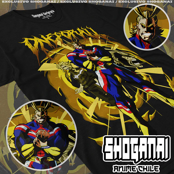 BNH05 All Might - BOKU NO HERO - ADULTO (Polera o Polerón) 1
