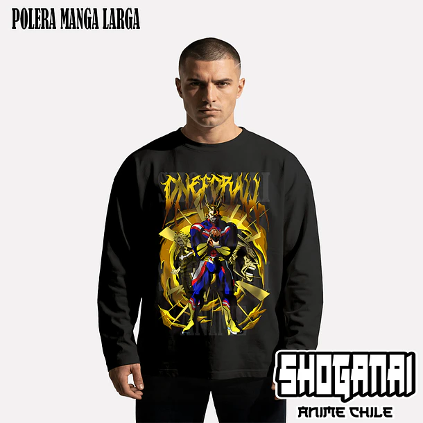 BNH05 All Might - BOKU NO HERO - ADULTO (Polera o Polerón) 4