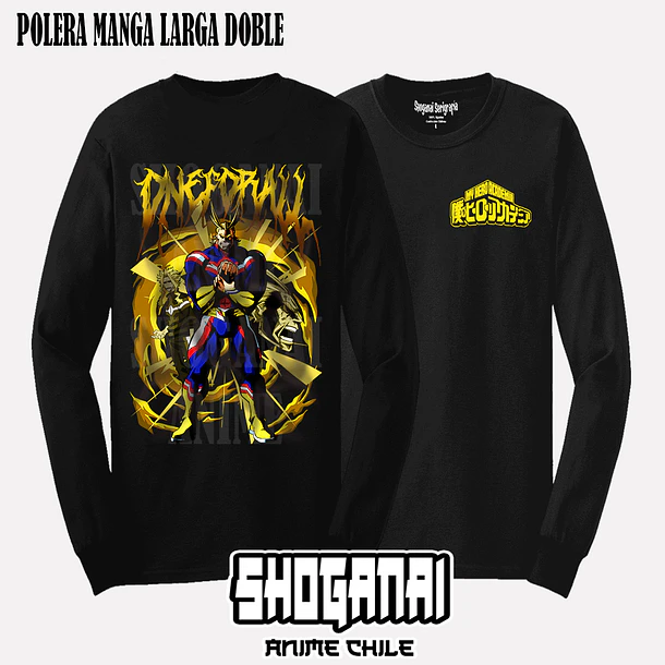 BNH05 All Might - BOKU NO HERO - ADULTO (Polera o Polerón) 5