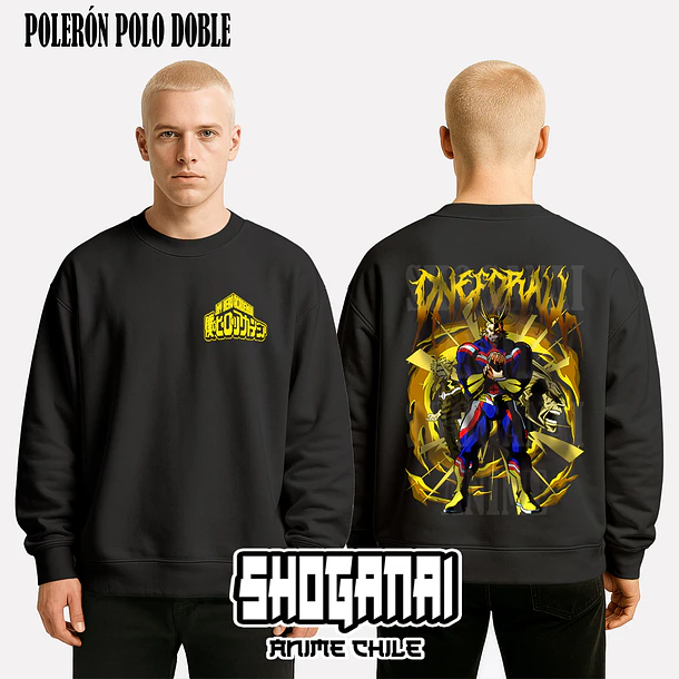 BNH05 All Might - BOKU NO HERO - ADULTO (Polera o Polerón) 8