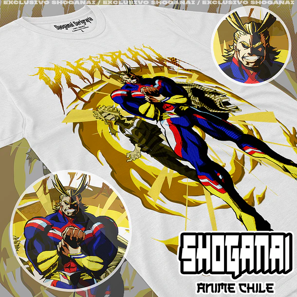 BNH05 All Might - BOKU NO HERO - INFANTIL (Polera o Polerón) 2