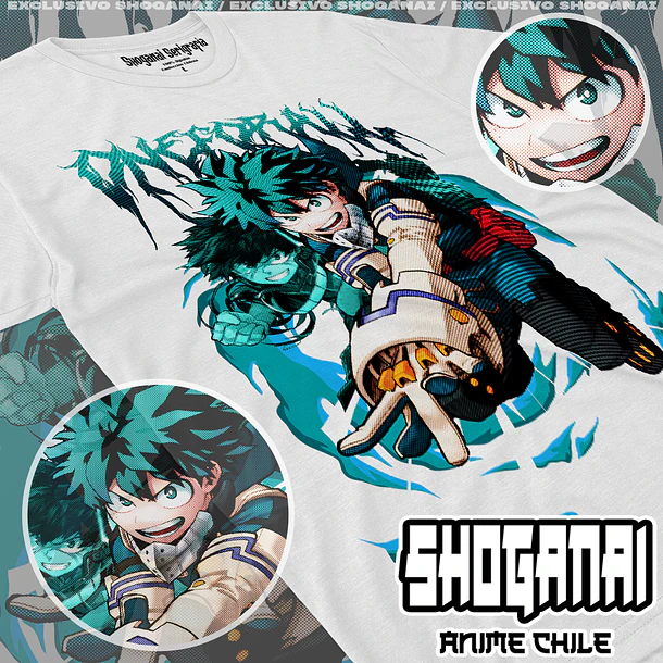 BNH06 Deku / Izuku Midoriya - BOKU NO HERO - ADULTO (Polera o Polerón) 2
