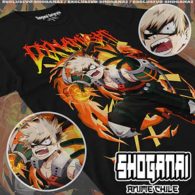 BNH07 Dynamight / Katsuki Bakugo - BOKU NO HERO - ADULTO (Polera o Polerón)