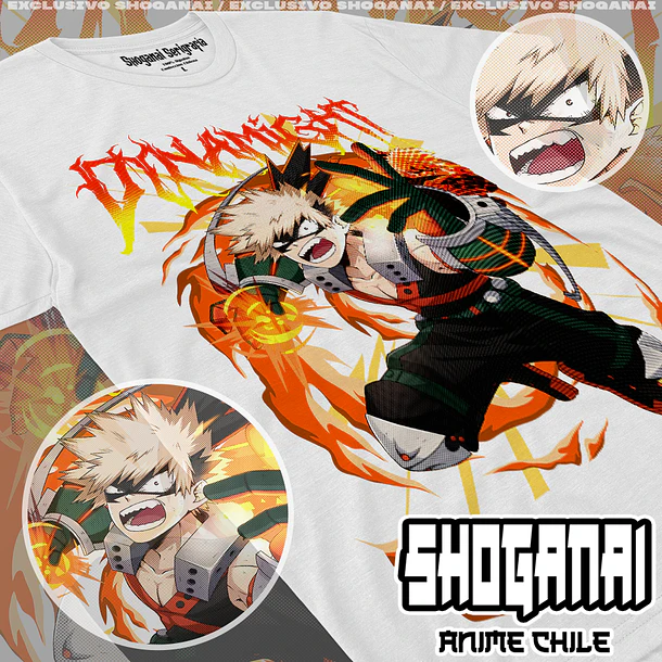 BNH07 Dynamight / Katsuki Bakugo - BOKU NO HERO - ADULTO (Polera o Polerón) 2