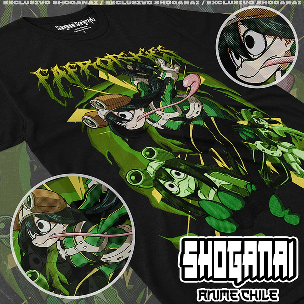 BNH08 Froppy / Tsuyu Asui - BOKU NO HERO - ADULTO (Polera o Polerón) 1