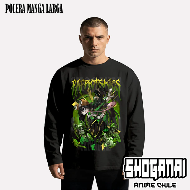 BNH08 Froppy / Tsuyu Asui - BOKU NO HERO - ADULTO (Polera o Polerón) 4