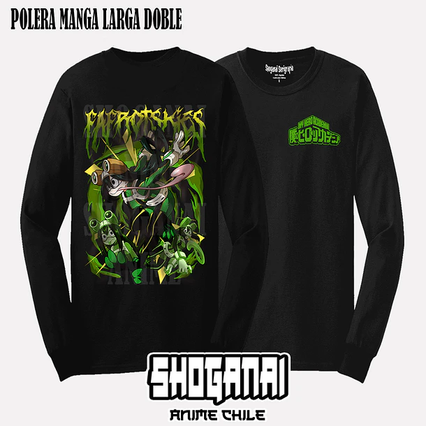 BNH08 Froppy / Tsuyu Asui - BOKU NO HERO - ADULTO (Polera o Polerón) 5