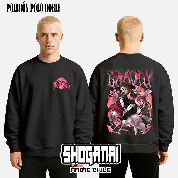 BNH09 Uravity / Ochaco Uraraka - BOKU NO HERO - ADULTO (Polera o Polerón) 8