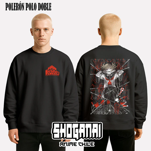 BNH10 Himiko Toga - BOKU NO HERO - ADULTO (Polera o Polerón) 7