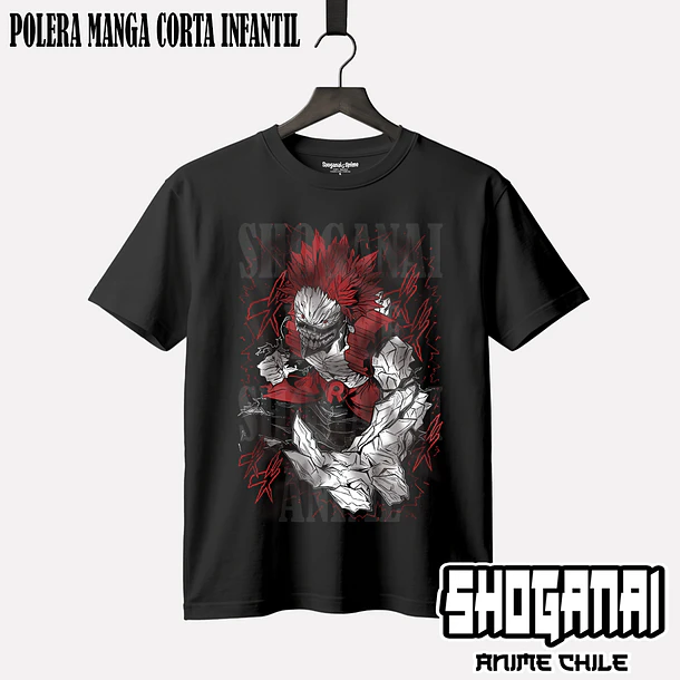 BNH11 Red Riot / Eijiro Kirishima - BOKU NO HERO - INFANTIL (Polera o Polerón) 1