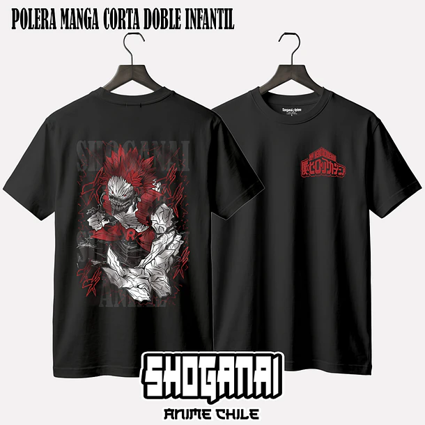 BNH11 Red Riot / Eijiro Kirishima - BOKU NO HERO - INFANTIL (Polera o Polerón) 2