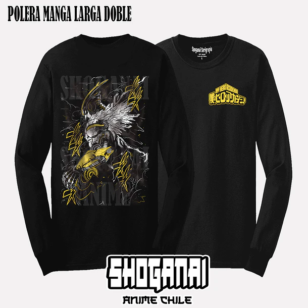 BNH13 Armored All Might - BOKU NO HERO - ADULTO (Polera o Polerón) 4