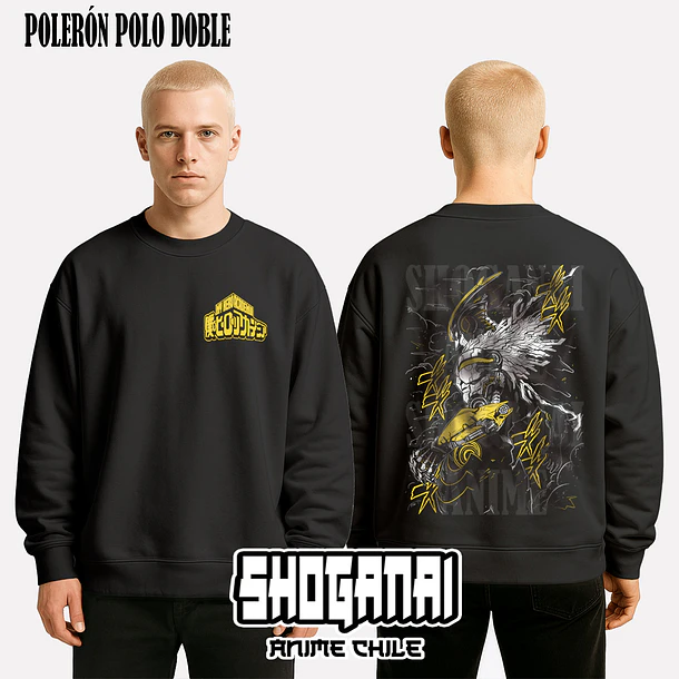 BNH13 Armored All Might - BOKU NO HERO - ADULTO (Polera o Polerón) 7