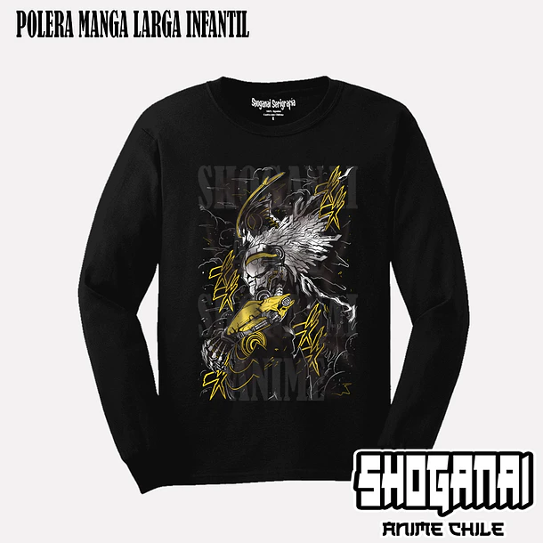 BNH13 Armored All Might - BOKU NO HERO - INFANTIL (Polera o Polerón) 3