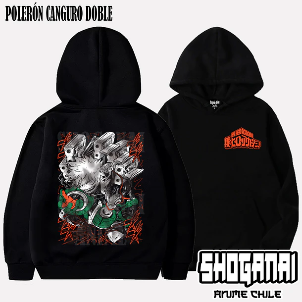 BNH14 Dynamight / Katsuki Bakugo - BOKU NO HERO - ADULTO (Polera o Polerón) 5