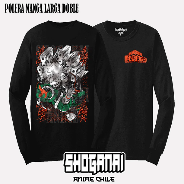 BNH14 Dynamight / Katsuki Bakugo - BOKU NO HERO - ADULTO (Polera o Polerón) 4
