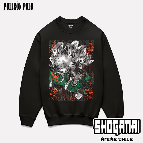 BNH14 Dynamight / Katsuki Bakugo - BOKU NO HERO - ADULTO (Polera o Polerón) 6