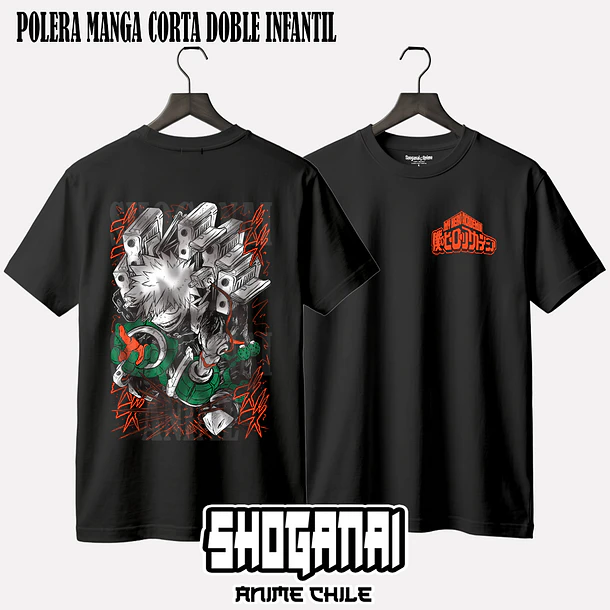 BNH14 Dynamight / Katsuki Bakugo - BOKU NO HERO - INFANTIL (Polera o Polerón) 2