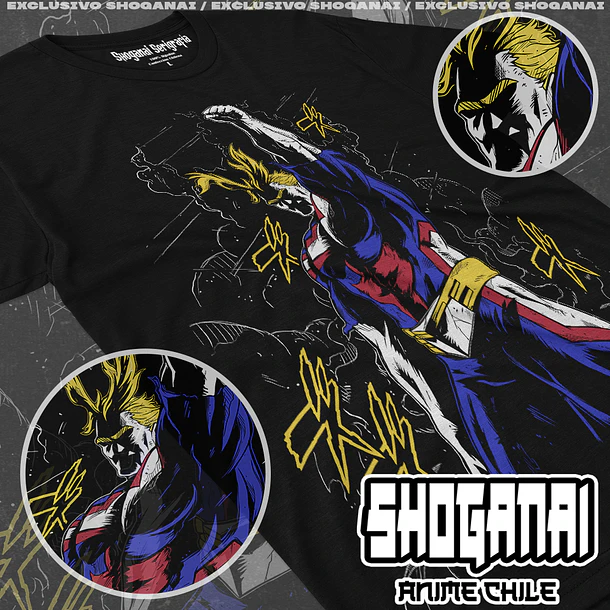 BNH15 All Might - BOKU NO HERO - ADULTO (Polera o Polerón) 1