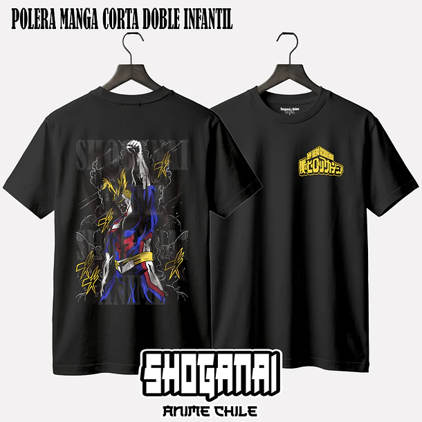 BNH15 All Might - BOKU NO HERO - INFANTIL (Polera o Polerón) 2