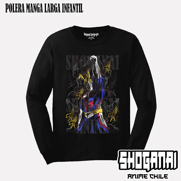 BNH15 All Might - BOKU NO HERO - INFANTIL (Polera o Polerón) 3