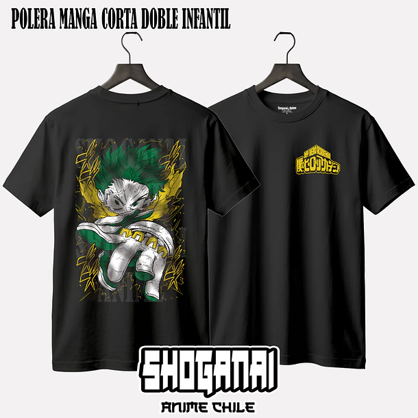 BNH16 Deku / Izuku Midoriya - BOKU NO HERO - INFANTIL (Polera o Polerón) 2