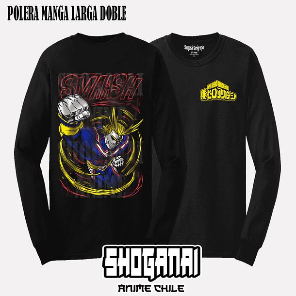 BNH17 All Might - BOKU NO HERO - ADULTO (Polera o Polerón) 4