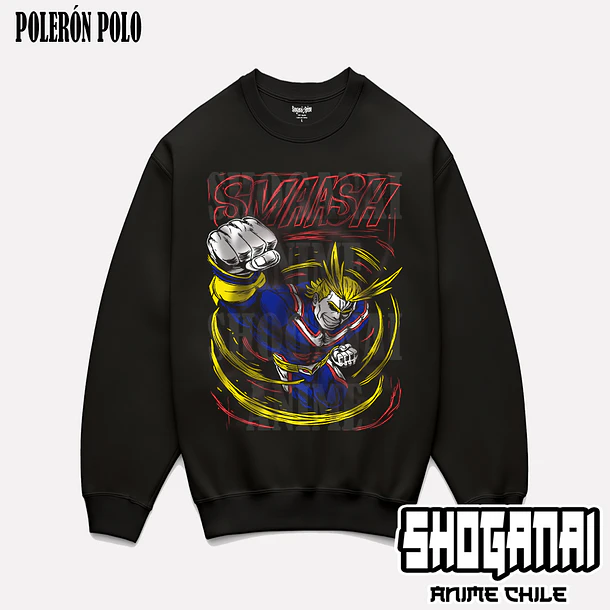 BNH17 All Might - BOKU NO HERO - ADULTO (Polera o Polerón) 6