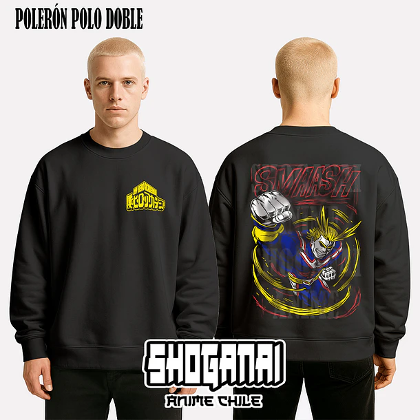 BNH17 All Might - BOKU NO HERO - ADULTO (Polera o Polerón) 7