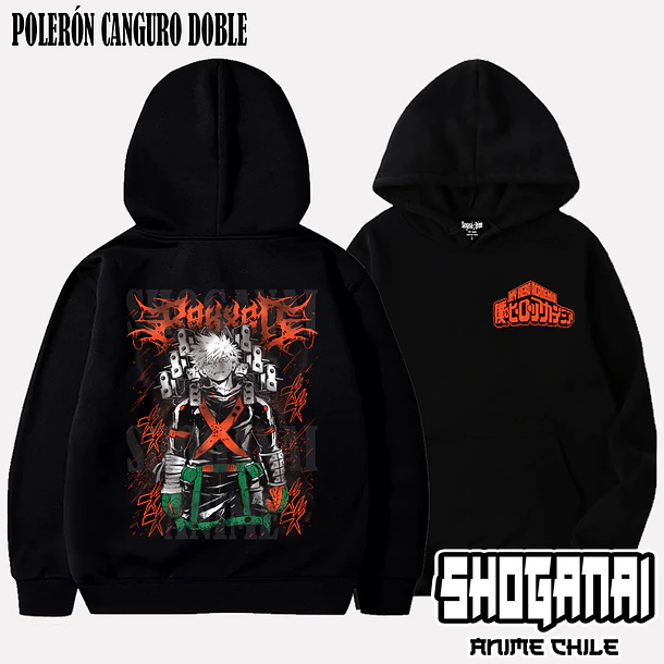 BNH18 Dynamight / Katsuki Bakugo - BOKU NO HERO - ADULTO (Polera o Polerón) 5