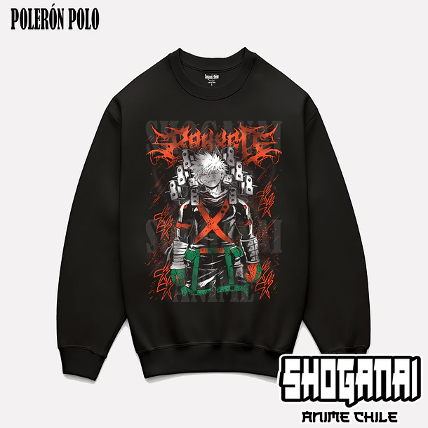 BNH18 Dynamight / Katsuki Bakugo - BOKU NO HERO - ADULTO (Polera o Polerón) 6