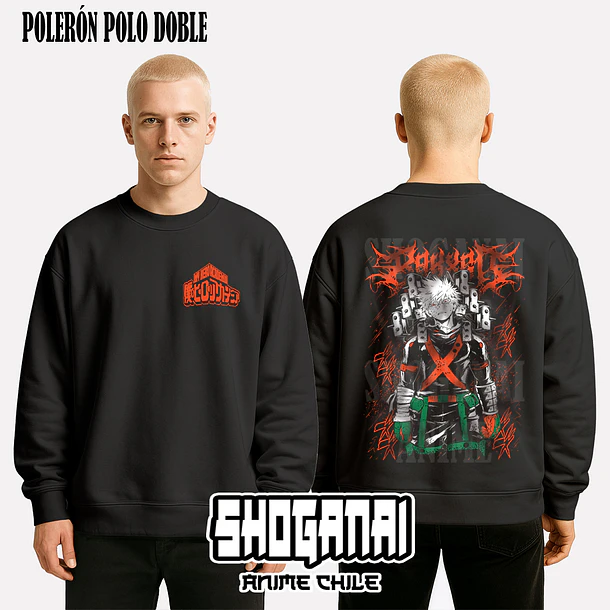 BNH18 Dynamight / Katsuki Bakugo - BOKU NO HERO - ADULTO (Polera o Polerón) 7