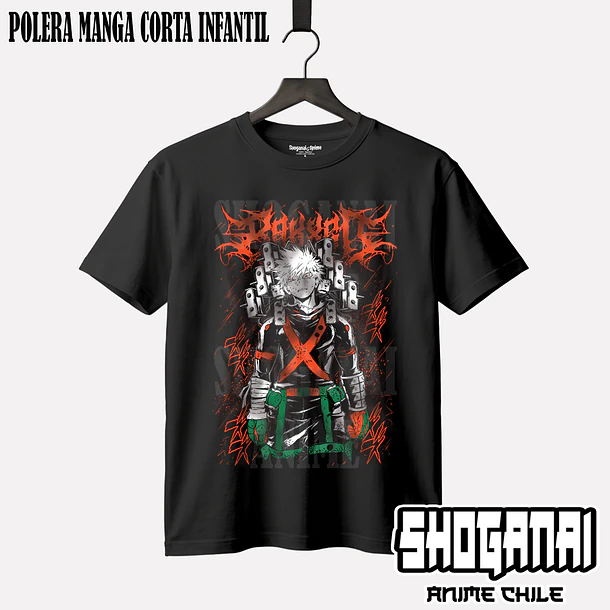 BNH18 Dynamight / Katsuki Bakugo - BOKU NO HERO - INFANTIL (Polera o Polerón) 1