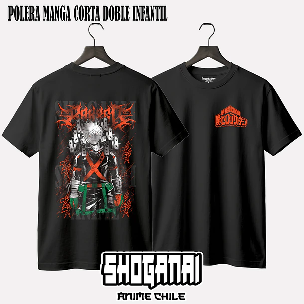 BNH18 Dynamight / Katsuki Bakugo - BOKU NO HERO - INFANTIL (Polera o Polerón) 2