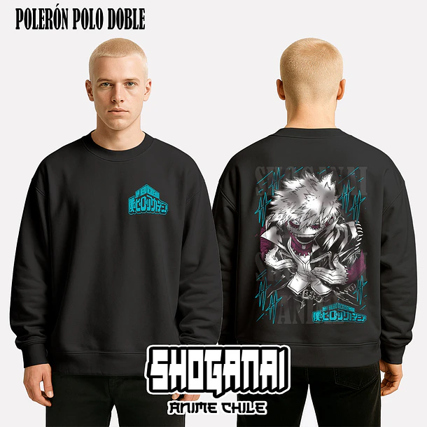 BNH19 Dabi / Toya Todoroki - BOKU NO HERO - ADULTO (Polera o Polerón) 7