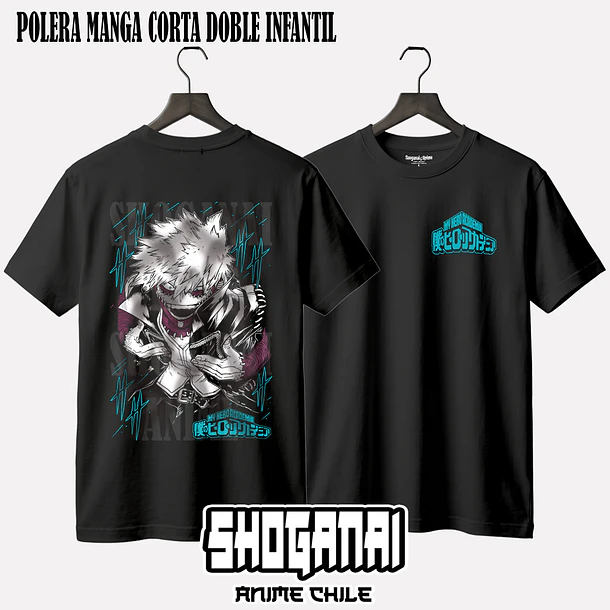 BNH19 Dabi / Toya Todoroki - BOKU NO HERO - INFANTIL (Polera o Polerón) 2