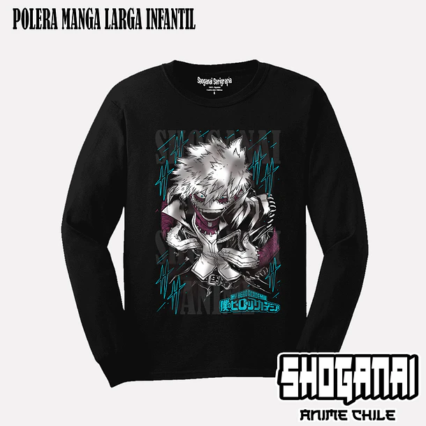 BNH19 Dabi / Toya Todoroki - BOKU NO HERO - INFANTIL (Polera o Polerón) 3