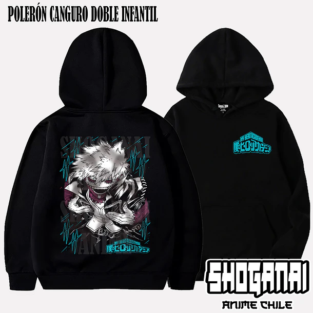 BNH19 Dabi / Toya Todoroki - BOKU NO HERO - INFANTIL (Polera o Polerón) 5