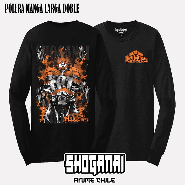 BNH21 Endeavor / Enji Todoroki - BOKU NO HERO - ADULTO (Polera o Polerón) 4