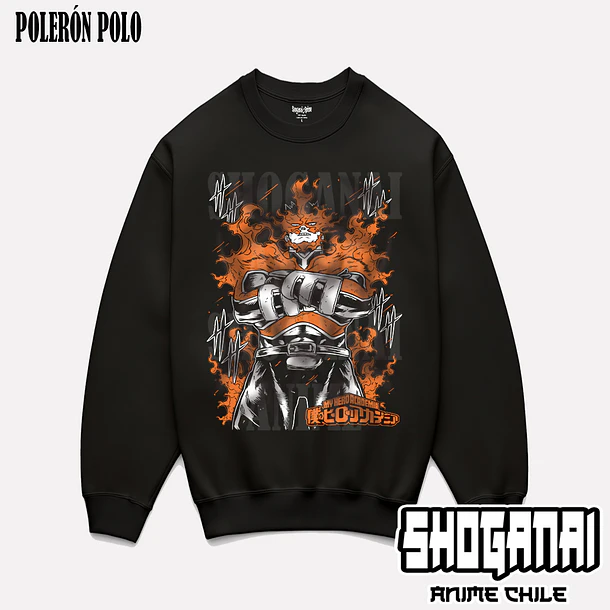 BNH21 Endeavor / Enji Todoroki - BOKU NO HERO - ADULTO (Polera o Polerón) 6