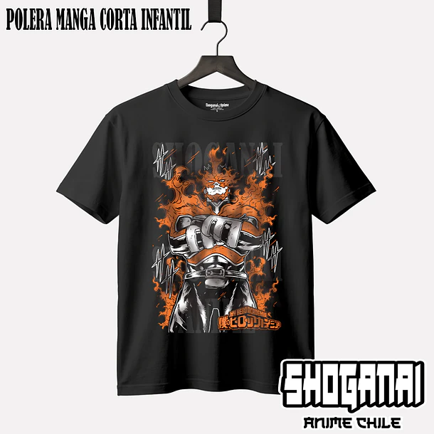 BNH21 Endeavor / Enji Todoroki - BOKU NO HERO - INFANTIL (Polera o Polerón) 1