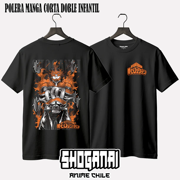 BNH21 Endeavor / Enji Todoroki - BOKU NO HERO - INFANTIL (Polera o Polerón) 2
