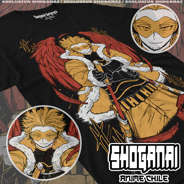 BNH22 Hawks - BOKU NO HERO - ADULTO (Polera o Polerón) 1