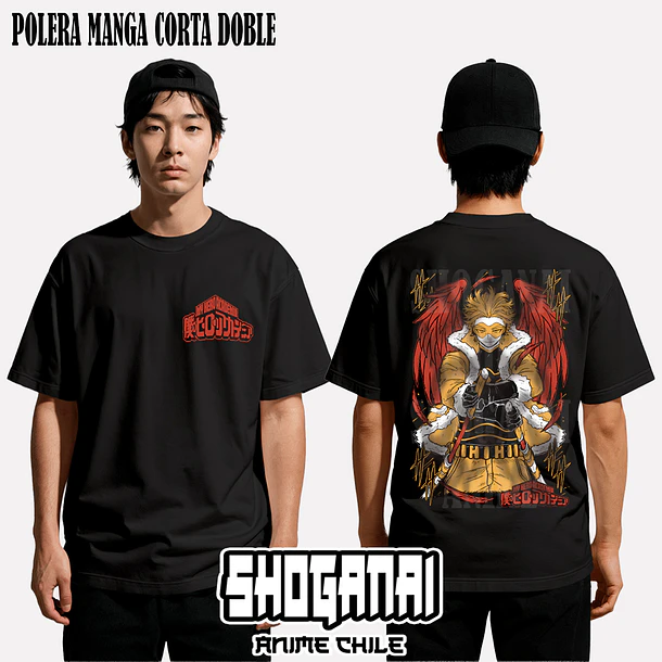 BNH22 Hawks - BOKU NO HERO - ADULTO (Polera o Polerón) 2