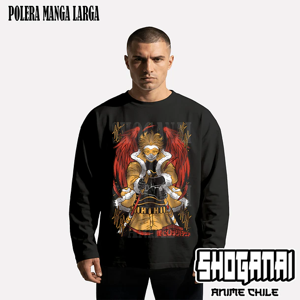 BNH22 Hawks - BOKU NO HERO - ADULTO (Polera o Polerón) 3