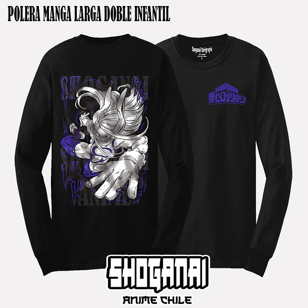 BNH24 Mirko / Rumi Usagiyama - BOKU NO HERO - INFANTIL (Polera o Polerón) 4