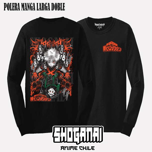 BNH25 Dynamight / Katsuki Bakugo - BOKU NO HERO - ADULTO (Polera o Polerón) 4